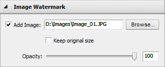 Image Watermark Properties