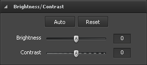 Brightness/ Contrast section
