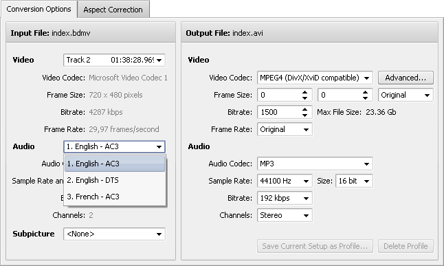 can anydvd hd convert region b to region a