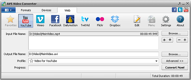 AVS Video Converter main window - YouTube
