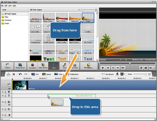 convert avs video editor project file to mp4