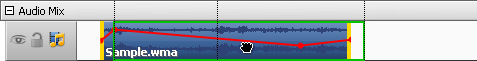 Changing Audio effect position in the video