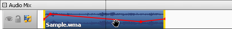 Changing Audio effect position in the video