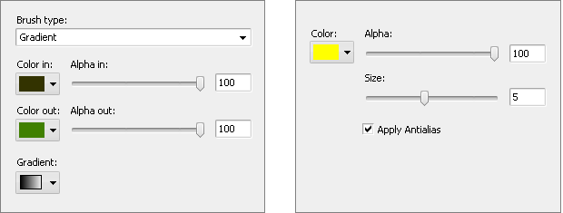 Properties of the object