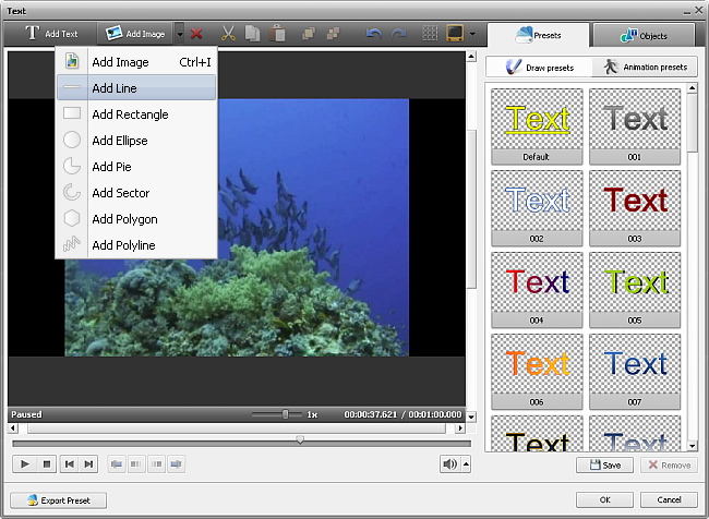 edit text in avs video editor 6.2