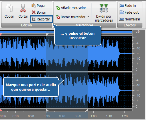 Edición de Audio - Recorte