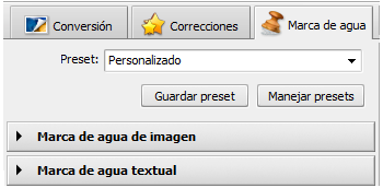 AVS Image Converter - Pestaña Marca de agua