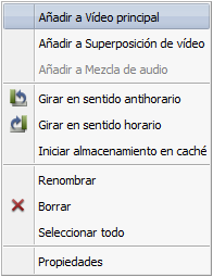 Menú express para archivos de imagen