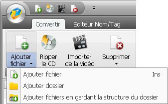 Ajouter des fichiers/dossiers à partir du disque dur