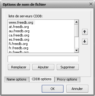 AVS Audio Converter - Options de nom de fichier