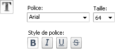 Paramètres de police