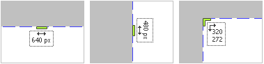 Dimensions de la zone