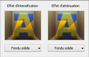 fenêtre Attributes. Animation