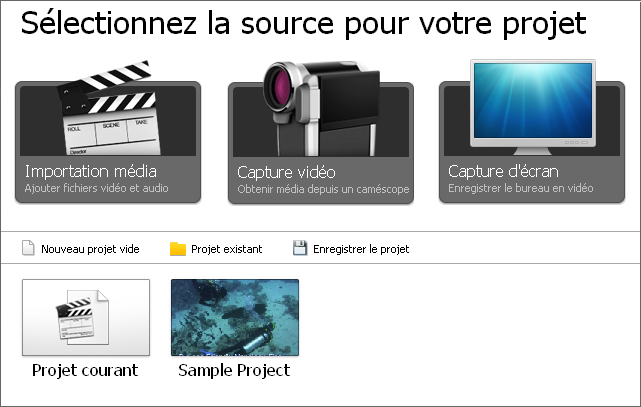 Lancement du projet