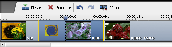 Changer la diree d’une transition sur la Timeline