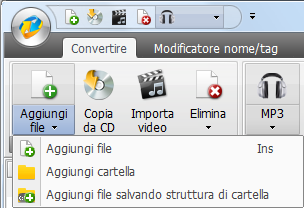 AVS Audio Converter - Aggiungere i file e le cartelle dal disco rigido